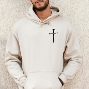 Faith Cross Hoodie: Christian Religious Gift